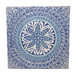 Quadro su tela mandala composizione blu