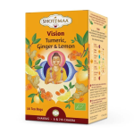 Tisana ayurvedica curcuma, zenzero e limone. Shoti Maa 6° e 7° Chakra