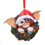 Gremlins Gizmo in Wreath Hanging Ornament 10 cm