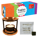 Mattoncini di incenso Aromafume Fusion con diffusore