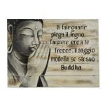 Pannello Buddha in preghiera - Il falegname