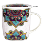 Tazza con Mandala turchese