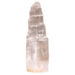 Lampada in Selenite h. 25 cm